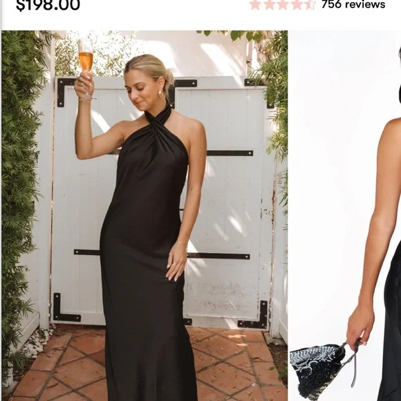 Show Me Your MuMu Jasmine halter maxi dress - Picture 2 of 4